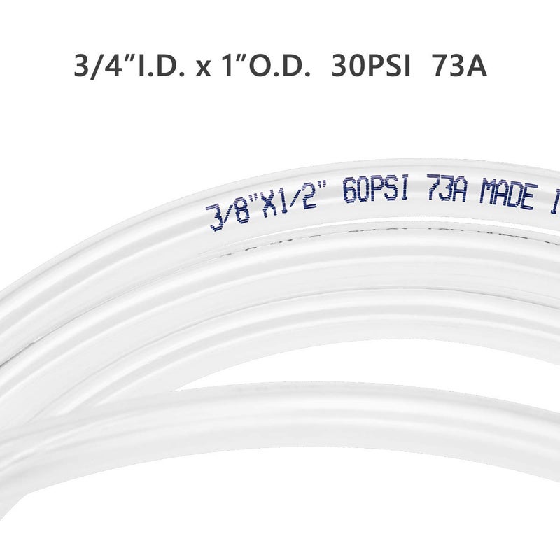 Eastrans 10ft x 3/4" ID Clear Vinyl Tubing, Flexible Hybrid PVC Tubing Hose, Lightweight Plastic Tube UV Chemical Resistant Vinyl Hose, BPA Free and Non Toxic - Image 4